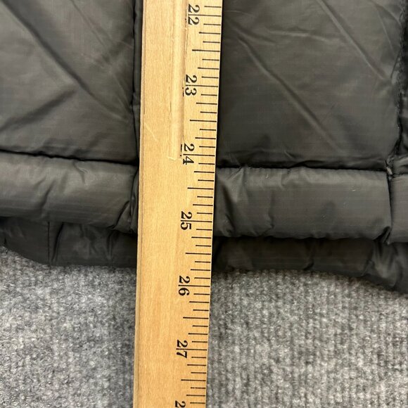 Mountain Hardwear Down Fill Puffer Jacket Men's Medium Gray Mock Neck Full Zip - Picture 11 of 11